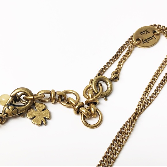 Lucky Brand • Peacock Feather & Bird Necklace - Picture 5 of 6